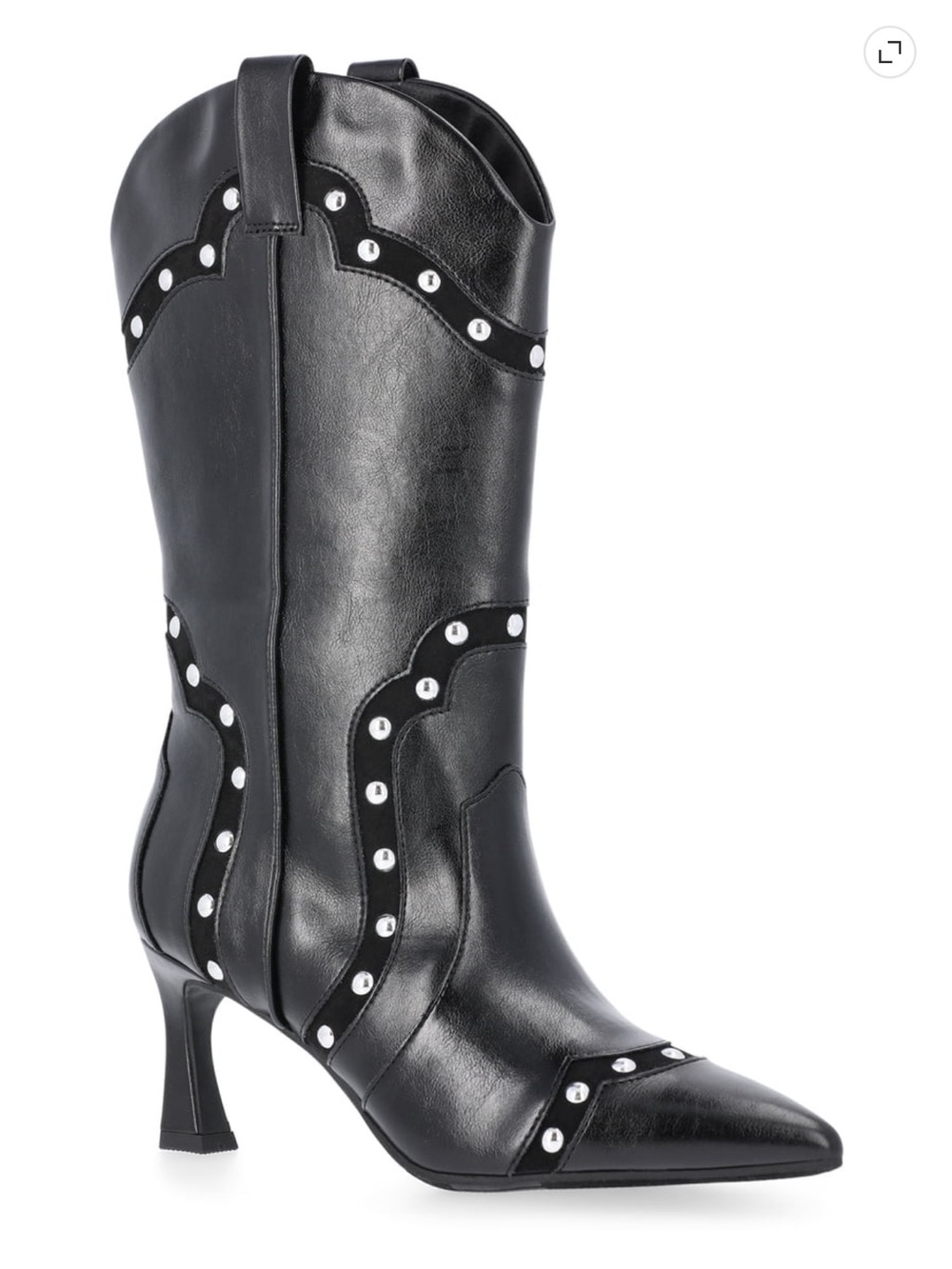 NWT Madden NYC studded heeled western boots women’s sz 11